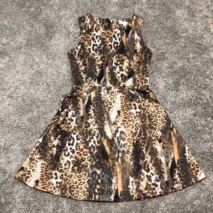Unique animal print dress